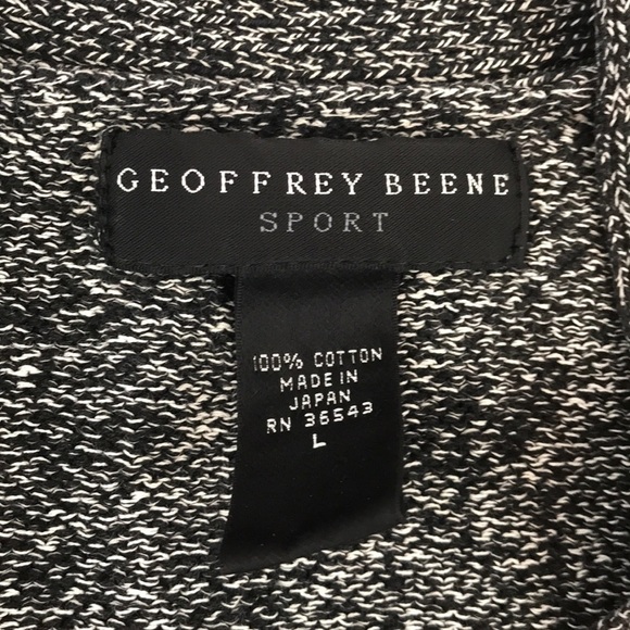 Geoffrey Beene sweater Black/white size large - Picture 4 of 6